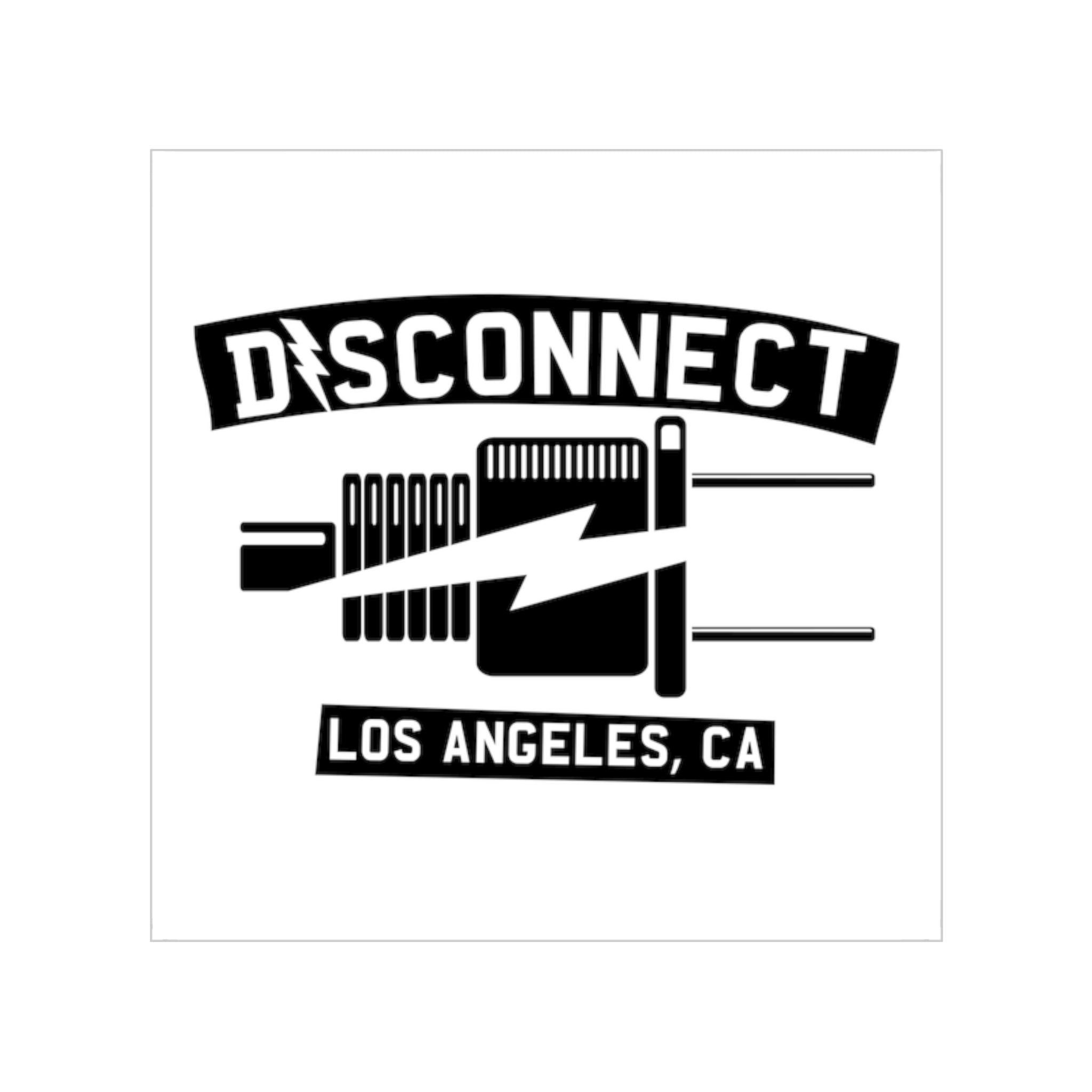 Plug This Transparent Outdoor Stickers, Square, 1pc