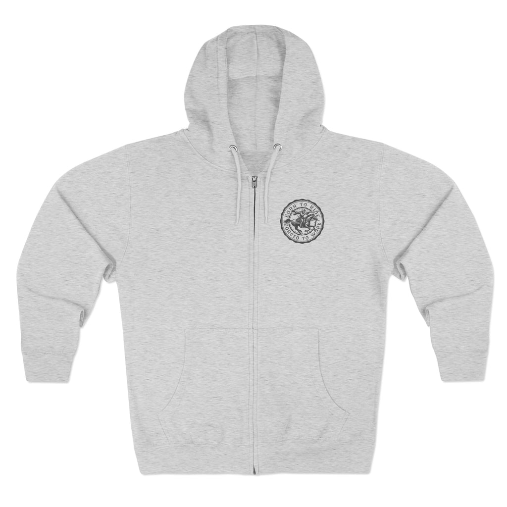 Born To Ride Zip Hoodie