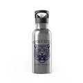 Forged Steel Stainless Steel Water Bottle With Straw, 20oz