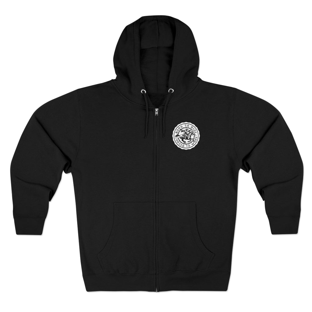 Born To Ride Zip Hoodie